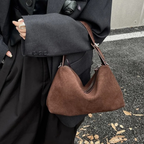 Sac bandoulière femme en daim Style chic - VELORA