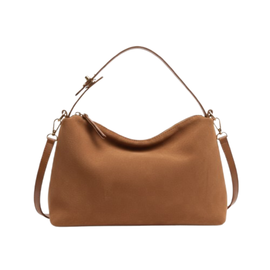 Sac bandoulière femme en daim Style chic - VELORA