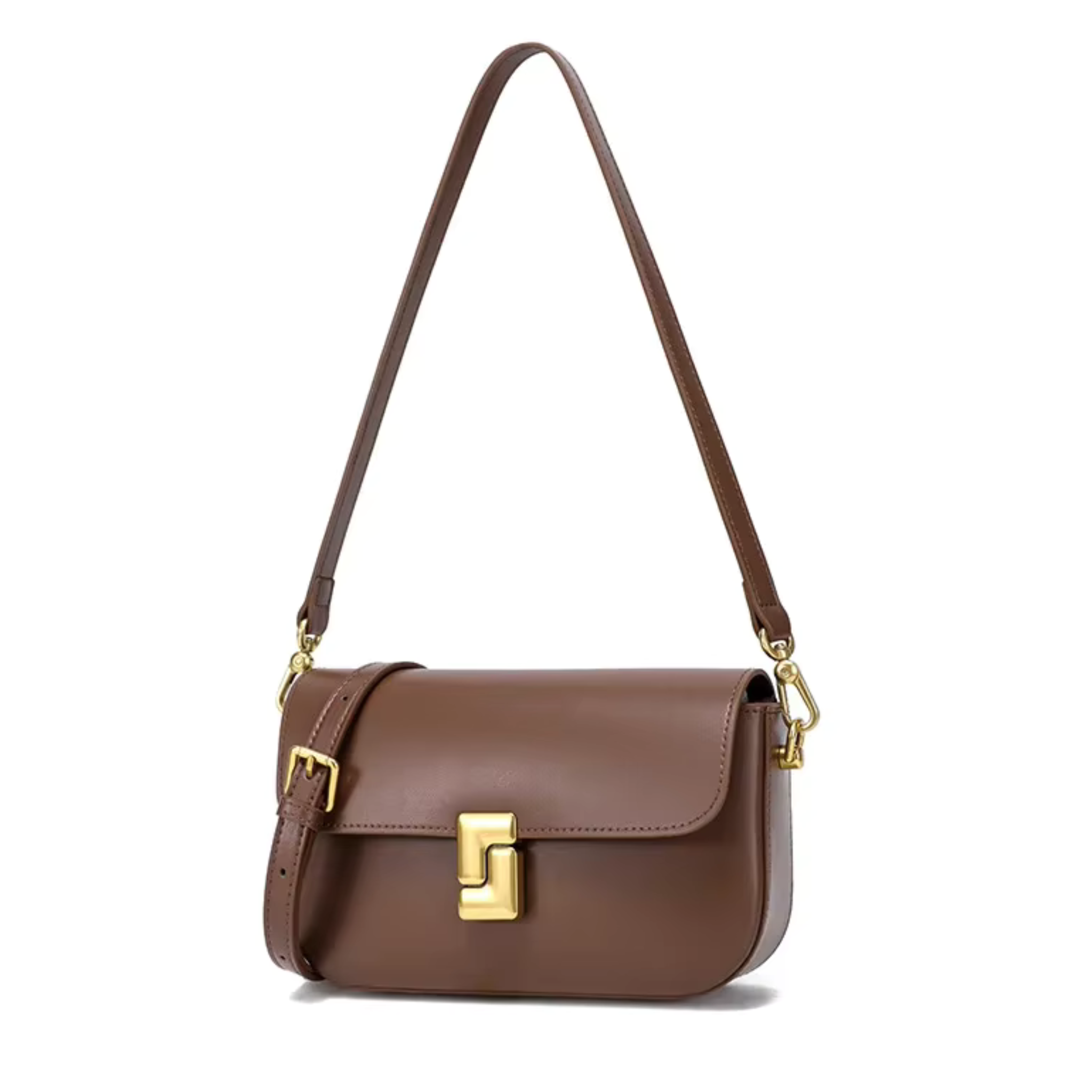 Sac Bandoulière Femme en similicuir à Fermoir Métallique - Milano