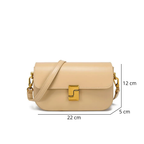Sac Bandoulière Femme en similicuir à Fermoir Métallique - Milano