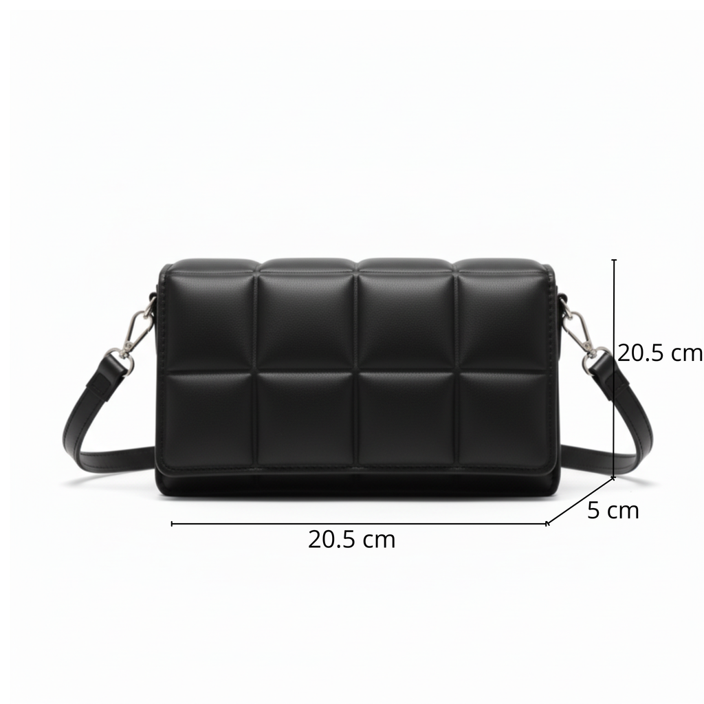 Sac bandoulière en similicuir élégant - Evie