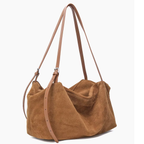 Sac a main femme en cuir bandoulière souple grand format - Lyne