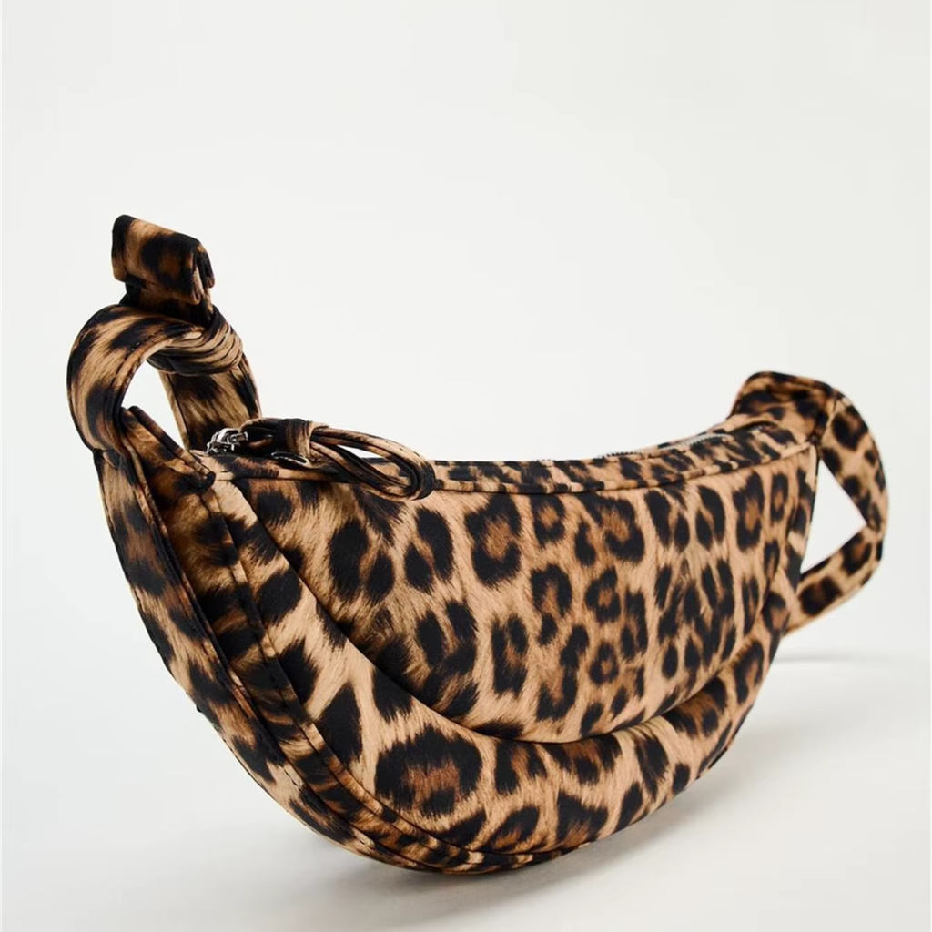 Sac à Bandoulière Femme Imprimé Léopard
