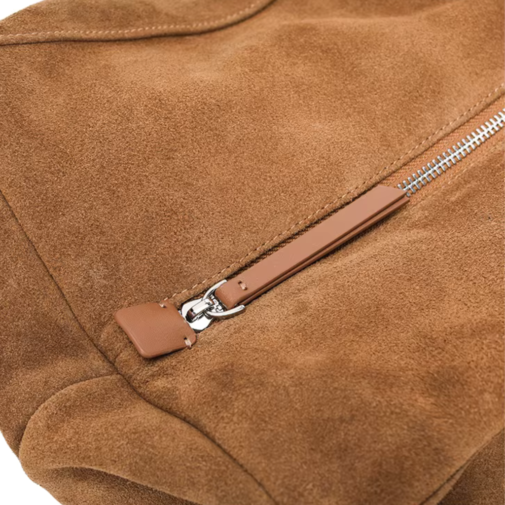 Sac a main femme en cuir bandoulière souple grand format - Lyne