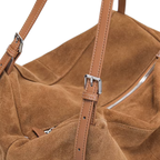 Sac a main femme en cuir bandoulière souple grand format - Lyne