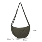 Sac Bandoulière demi Lune femme grande capacité - Sevan