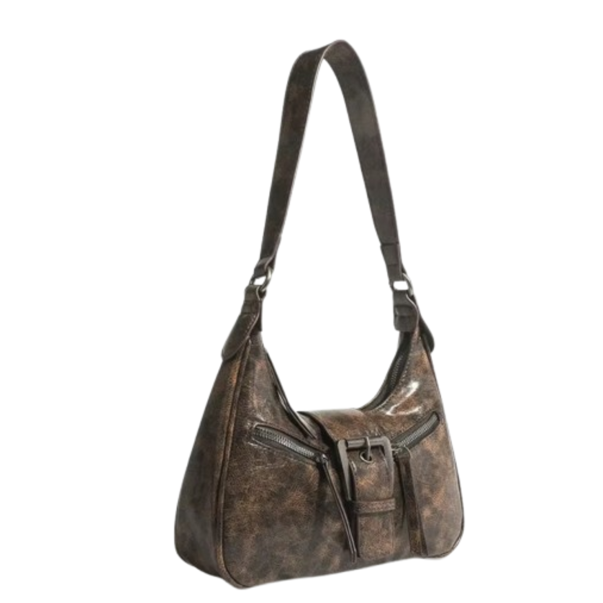 Sac bandoulière femme en similicuir avec sangle réglable - Loris