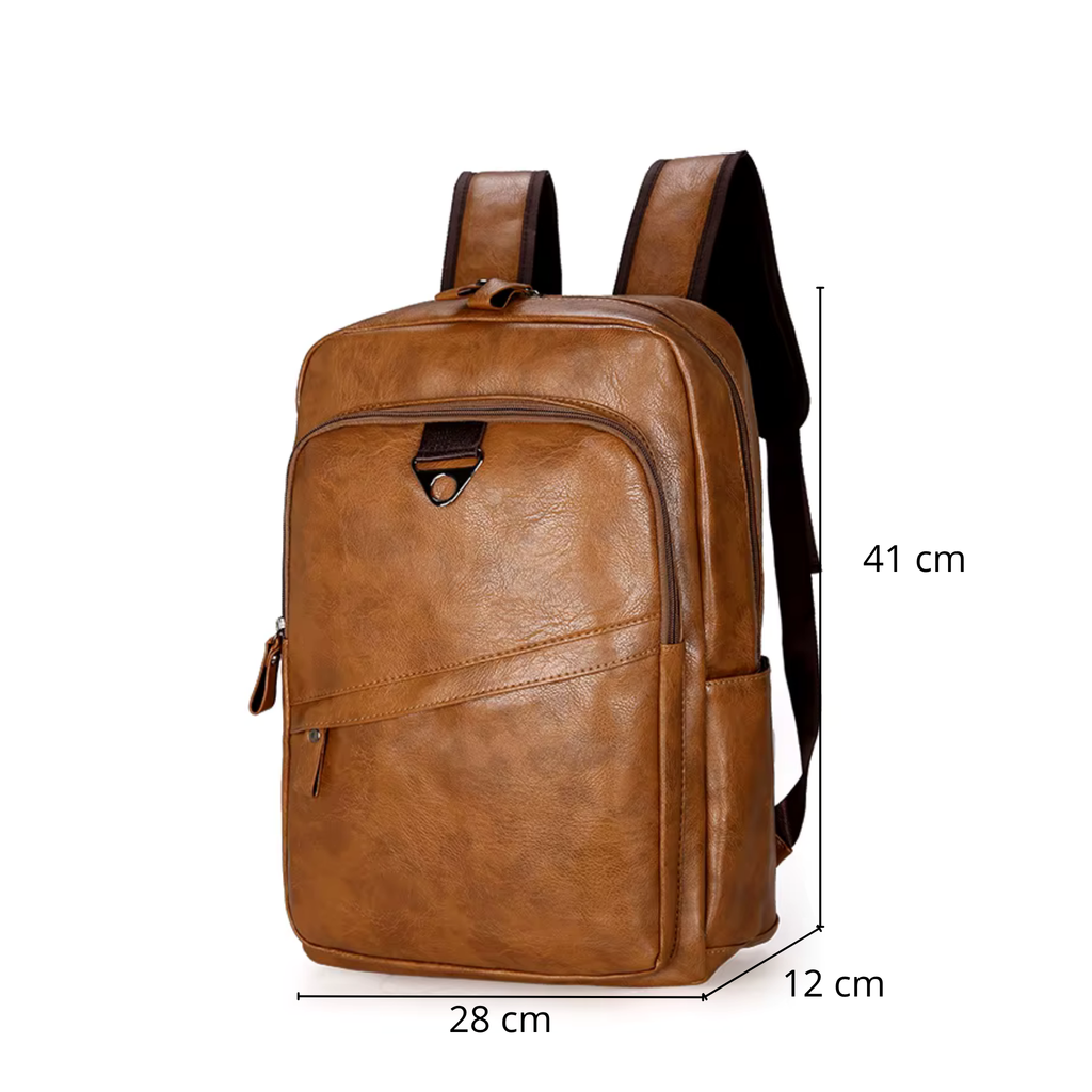 Sac à Dos en Cuir Homme Marron Foncé | Raphaël