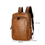 Sac à Dos en Cuir Homme Marron Foncé | Raphaël