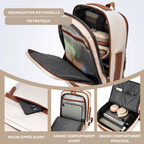 Sac à Dos Ordinateur Unisexe 16" Beige | Éliot