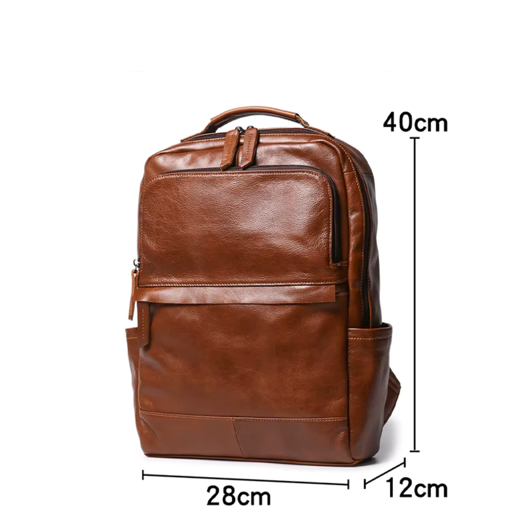 Sac à Dos Cuir Homme Femme Marron Vintage | Théo