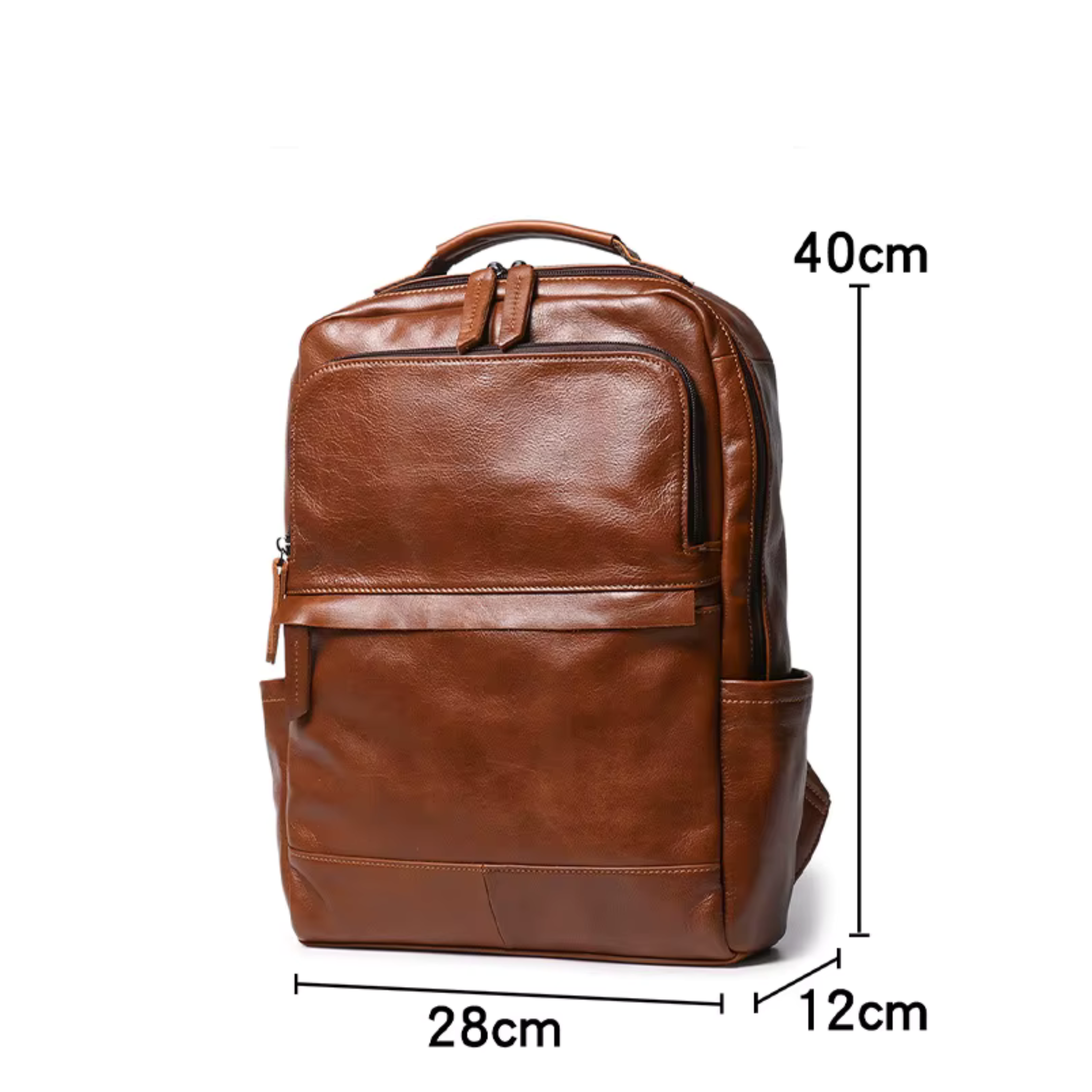 Sac à Dos Cuir Homme Femme Marron Vintage | Théo