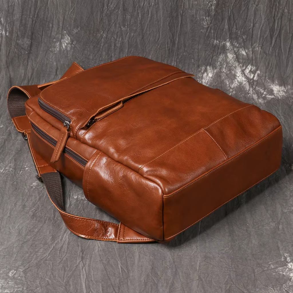 Sac à Dos Cuir Homme Femme Marron Vintage | Théo