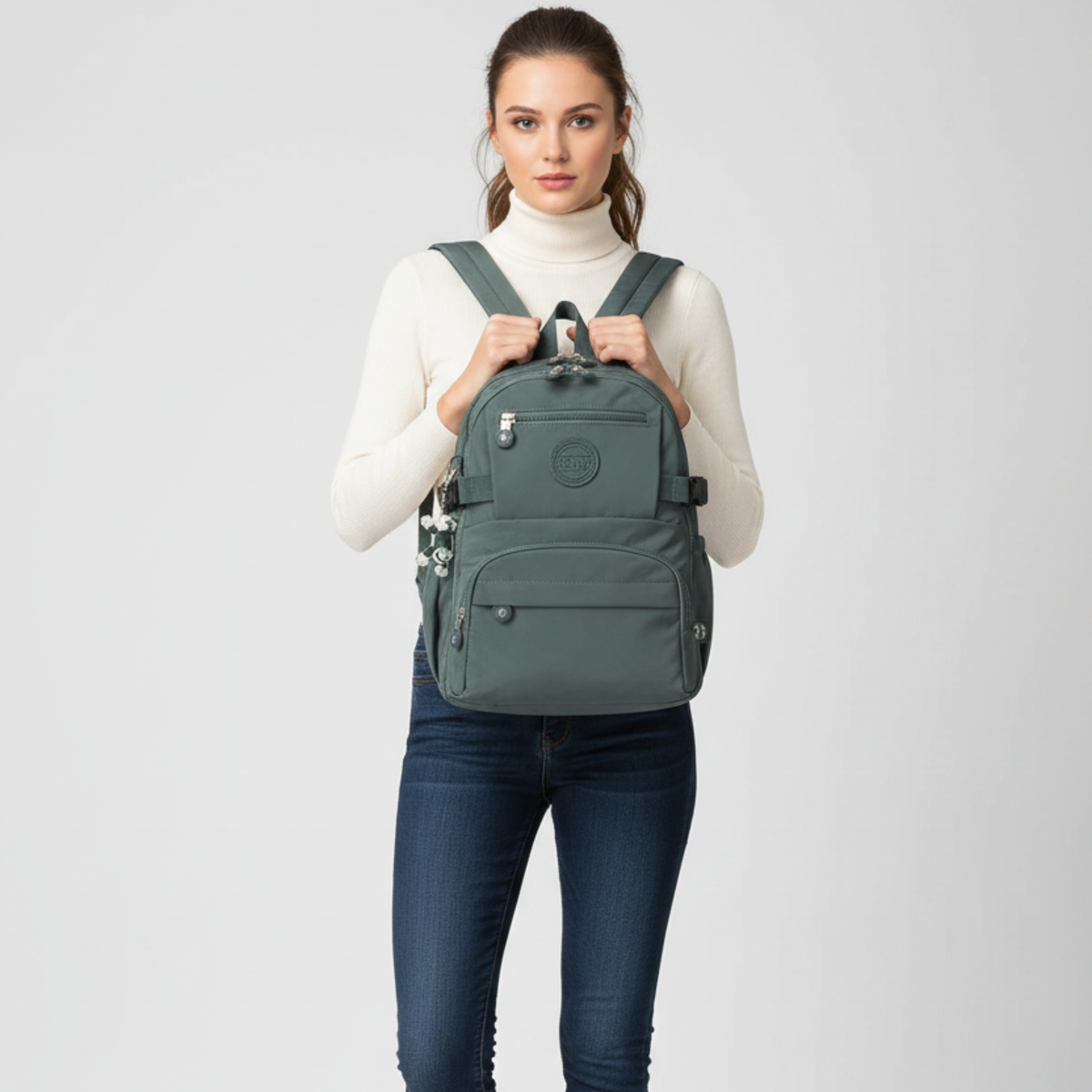 Sac à Dos Femme Multi-Poches Grande Capacité Légère Université | Eva