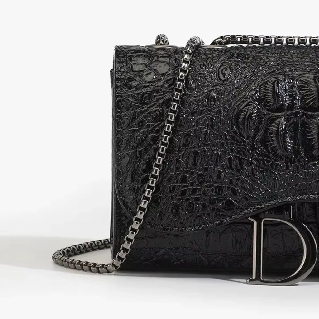 Sac bandoulière femme élégant à chaîne pour soirées et événements - Noctara