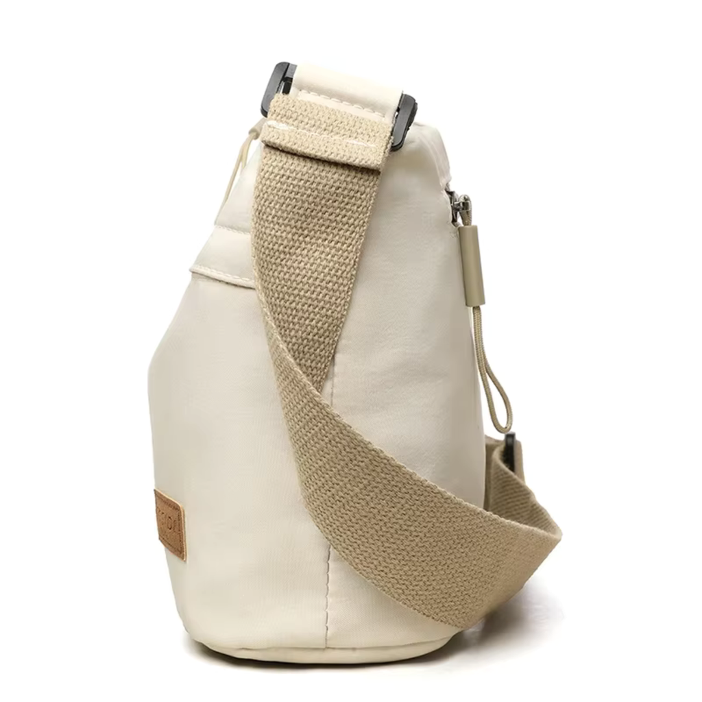 Sac bandoulière femme grande capacité multi-poches en toile - Kavera