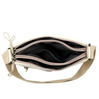 Sac bandoulière femme grande capacité multi-poches en toile - Kavera