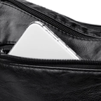 Sac bandoulière femme en similicuir multi-poches grande capacité - Calyra