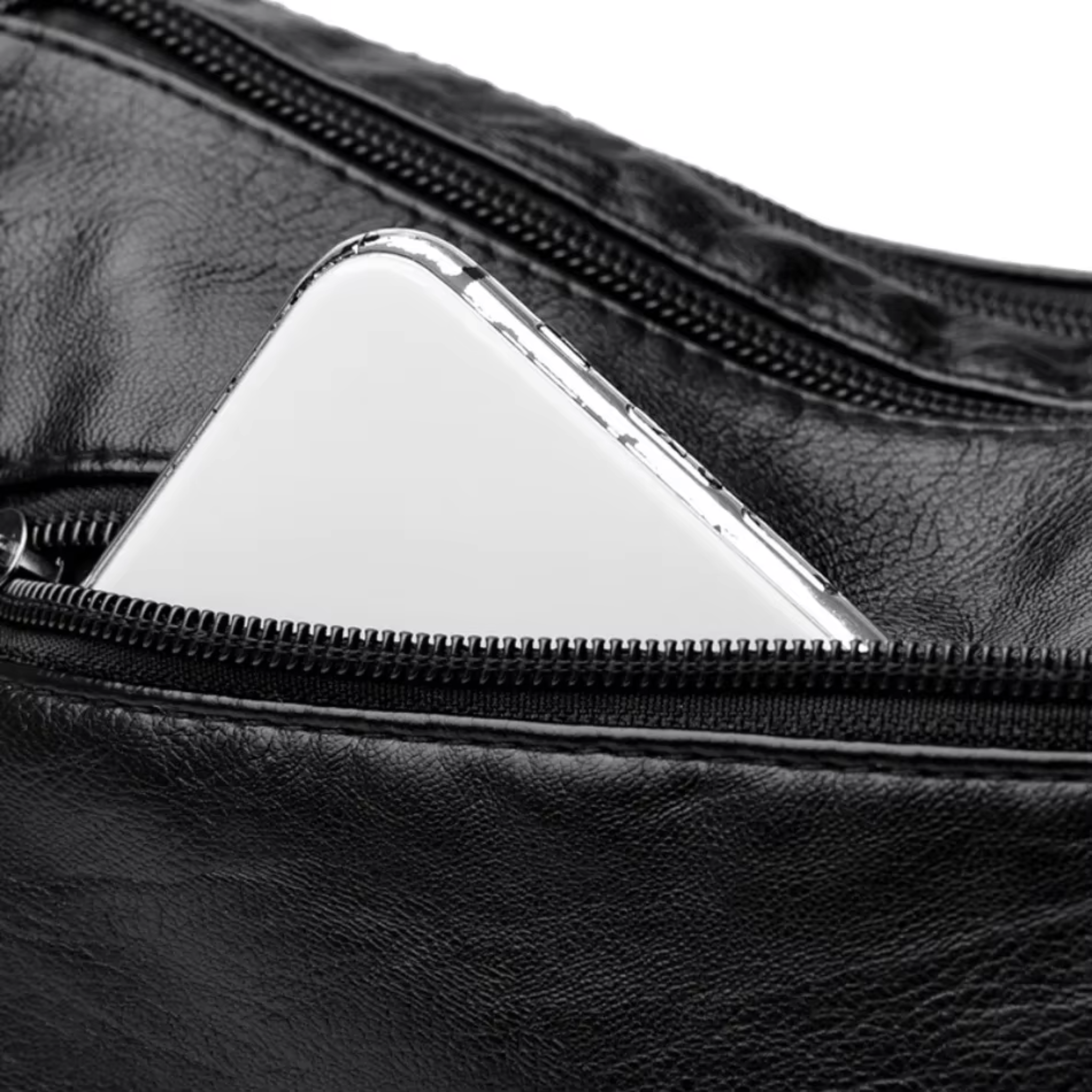 Sac bandoulière femme en similicuir multi-poches grande capacité - Calyra