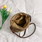 Sac bandoulière femme tressé à la main - Linaé