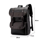 Sac à Dos Homme Cuir Marron Foncé  | Alex