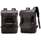 Sac à Dos Homme Cuir Marron Foncé  | Alex