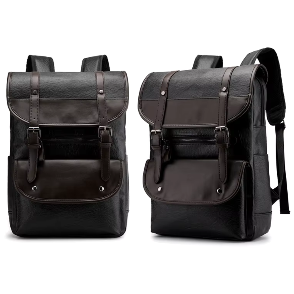 Sac à Dos Homme Cuir Marron Foncé  | Alex
