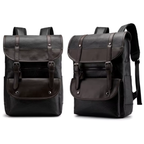 Sac à Dos Homme Cuir Marron Foncé  | Alex