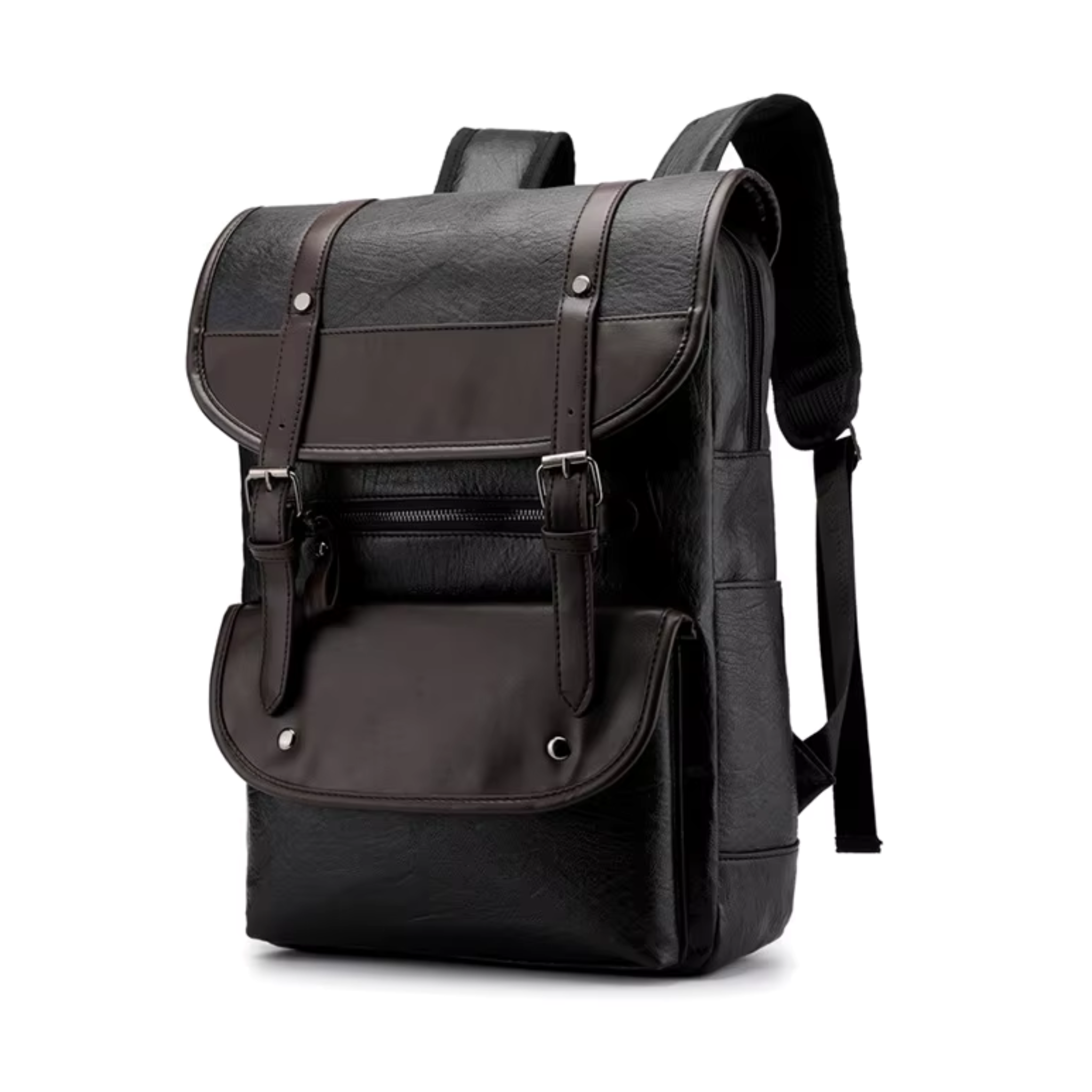 Sac à Dos Homme Cuir Marron Foncé  | Alex