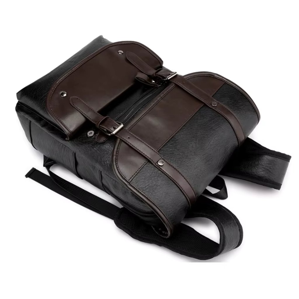 Sac à Dos Homme Cuir Marron Foncé  | Alex