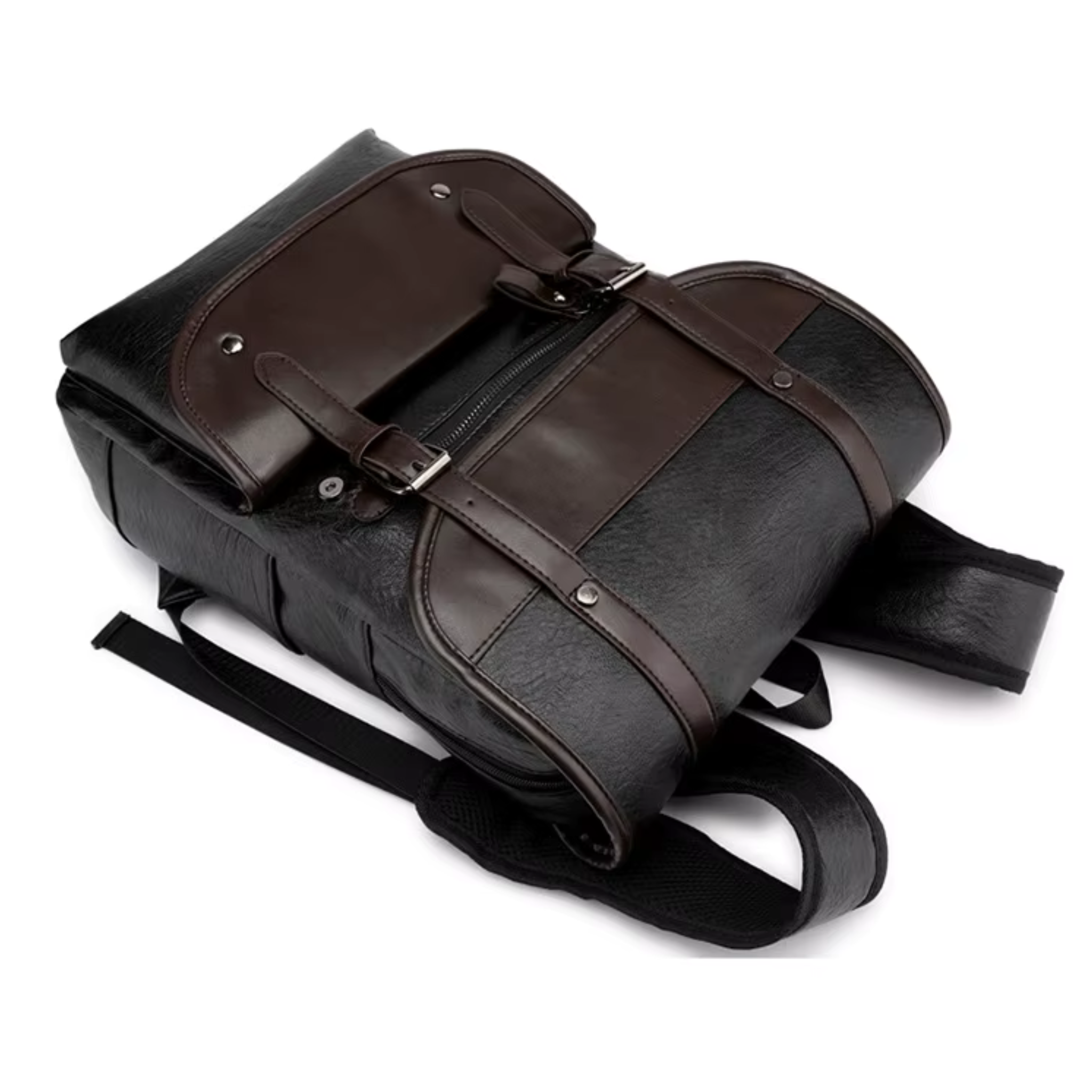 Sac à Dos Homme Cuir Marron Foncé  | Alex