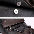 Sac à Dos Homme Cuir Marron Foncé  | Alex