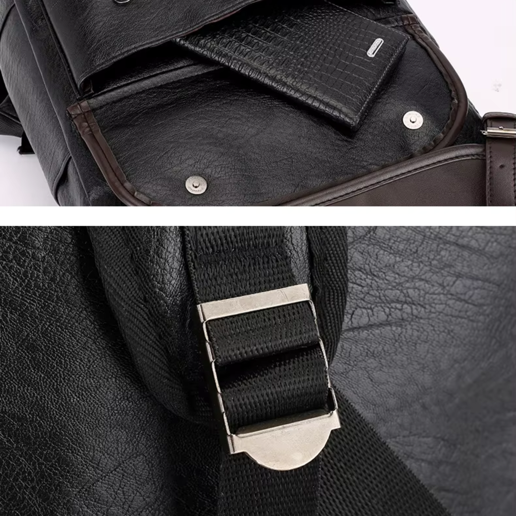 Sac à Dos Homme Cuir Marron Foncé  | Alex