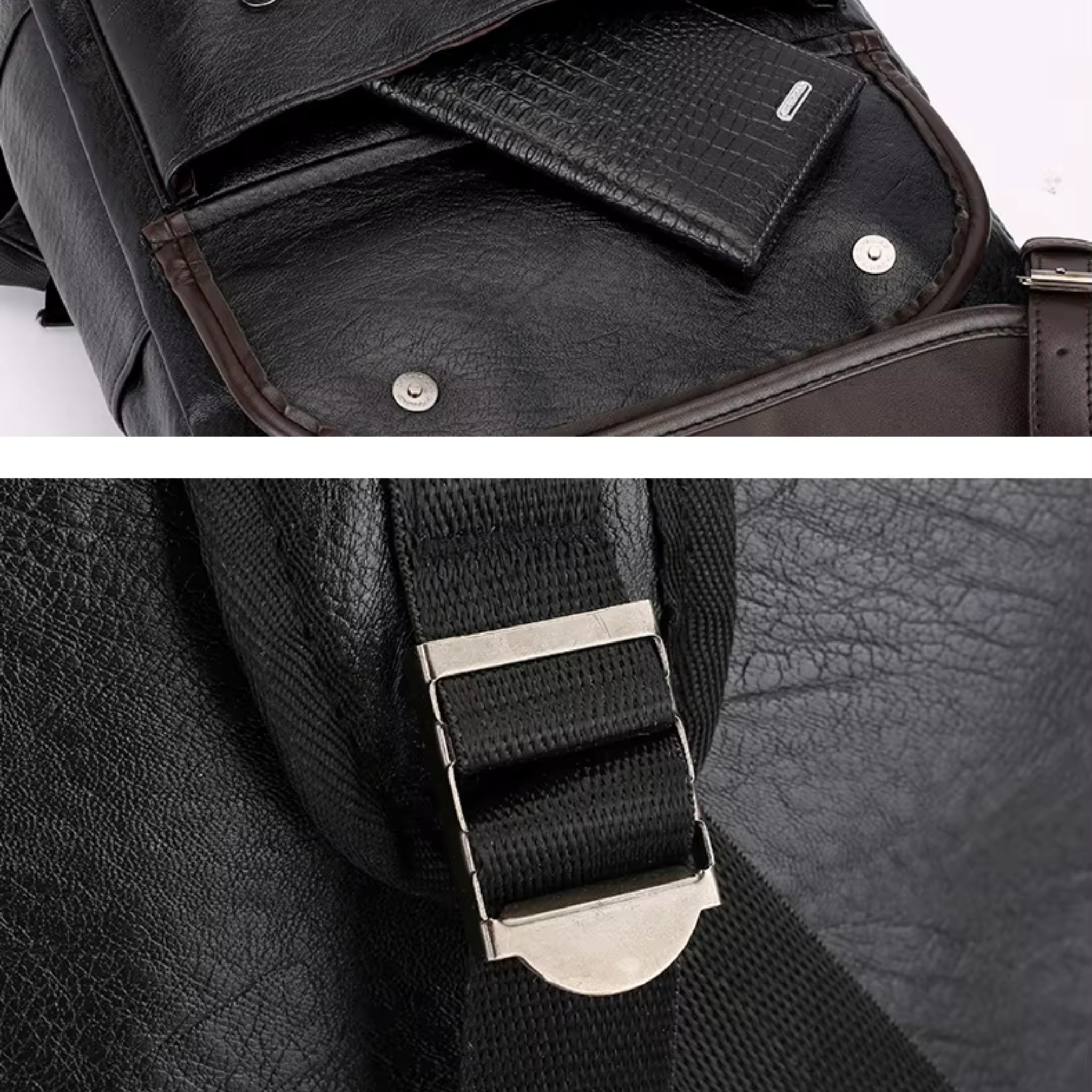 Sac à Dos Homme Cuir Marron Foncé  | Alex