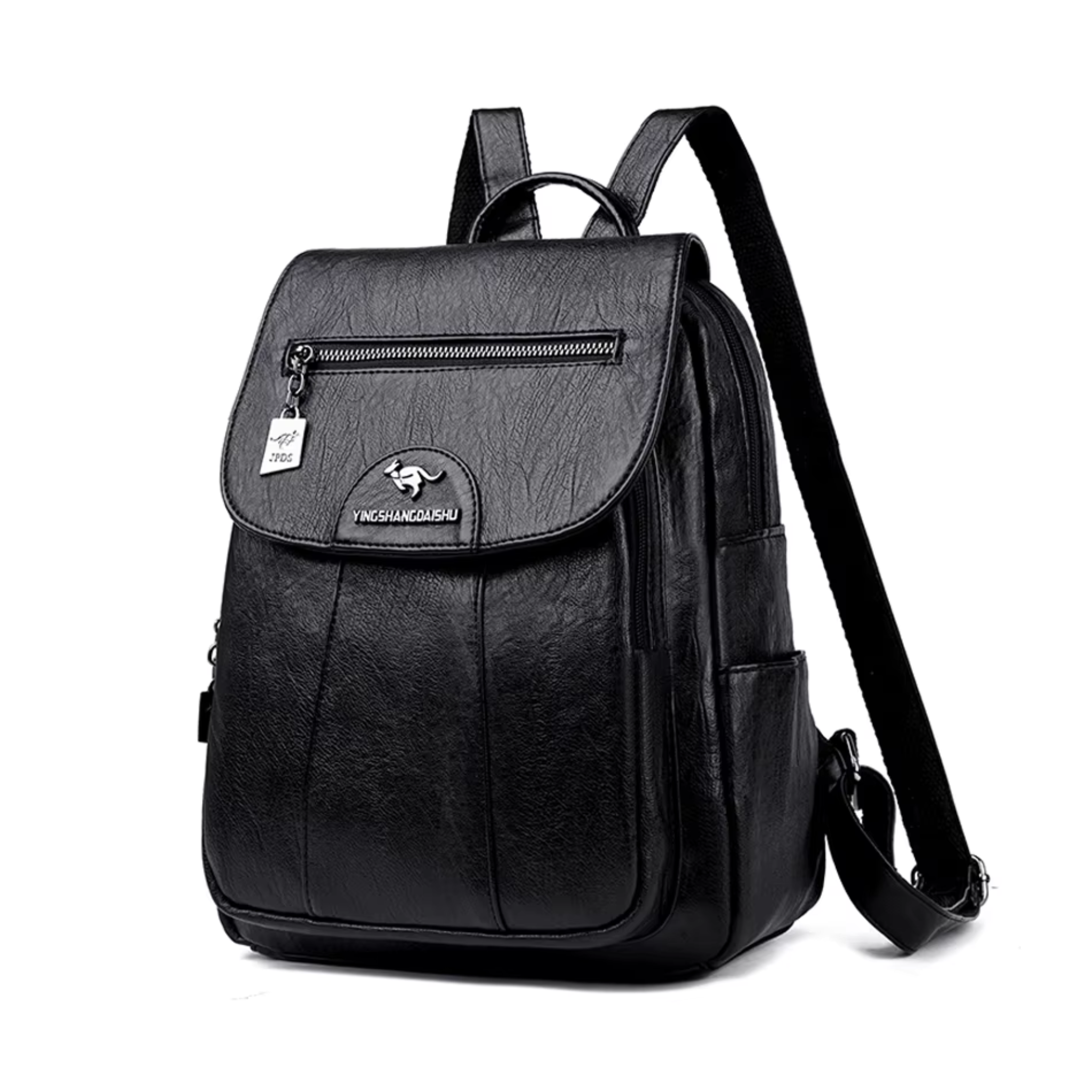 Sac à Dos en Cuir Pour Femme Noir | Camille