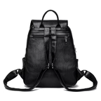 Sac à Dos en Cuir Pour Femme Noir | Camille
