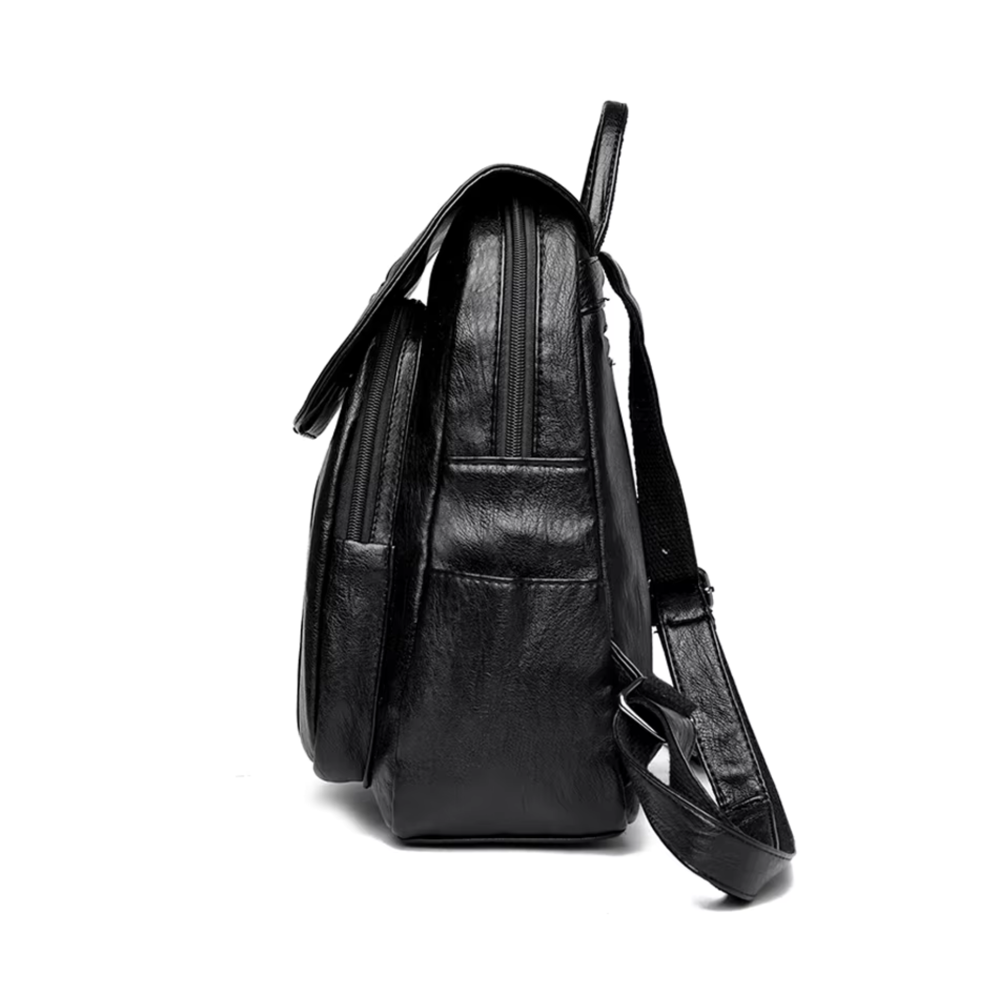Sac à Dos en Cuir Pour Femme Noir | Camille