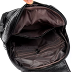 Sac à Dos en Cuir Pour Femme Noir | Camille