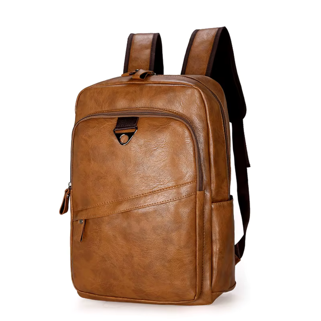 Sac à Dos en Cuir Homme Marron Foncé | Raphaël