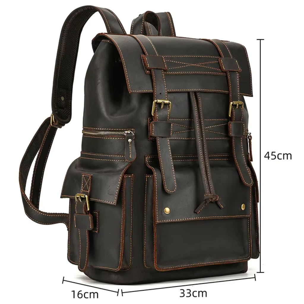 Sac à Dos Cuir Homme Marron | Bastien