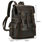 Sac à Dos Cuir Homme Marron | Bastien