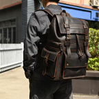 Sac à Dos Cuir Homme Marron | Bastien