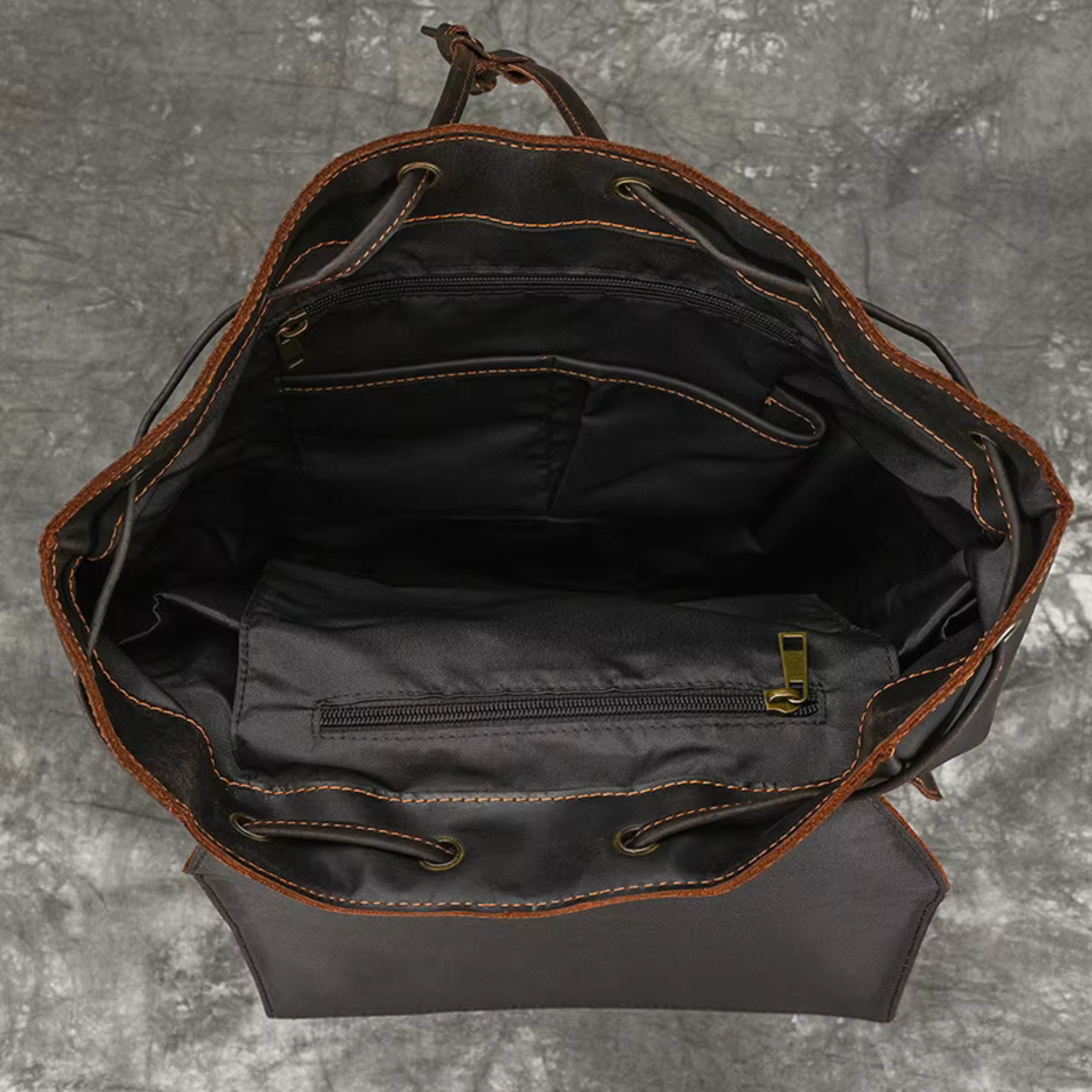 Sac à Dos Cuir Homme Marron | Bastien