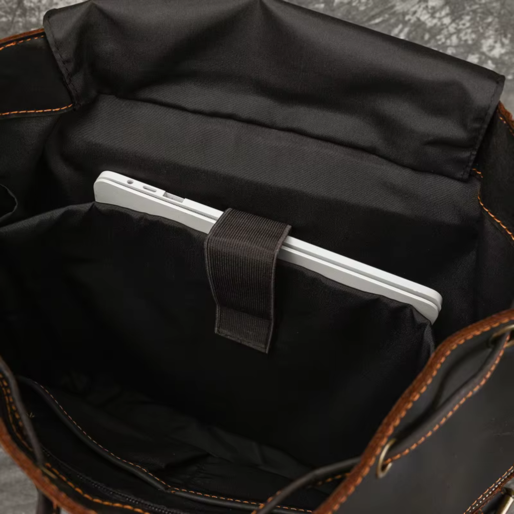 Sac à Dos Cuir Homme Marron | Bastien
