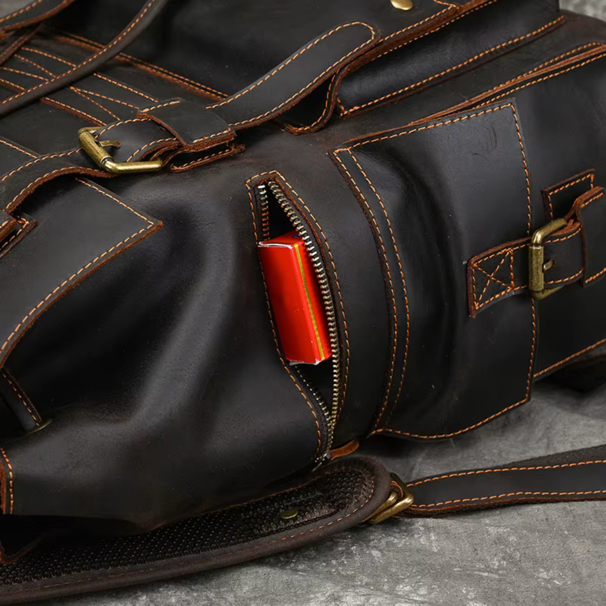 Sac à Dos Cuir Homme Marron | Bastien