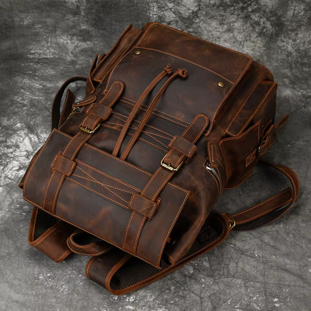 Sac à Dos Cuir Homme Marron | Bastien