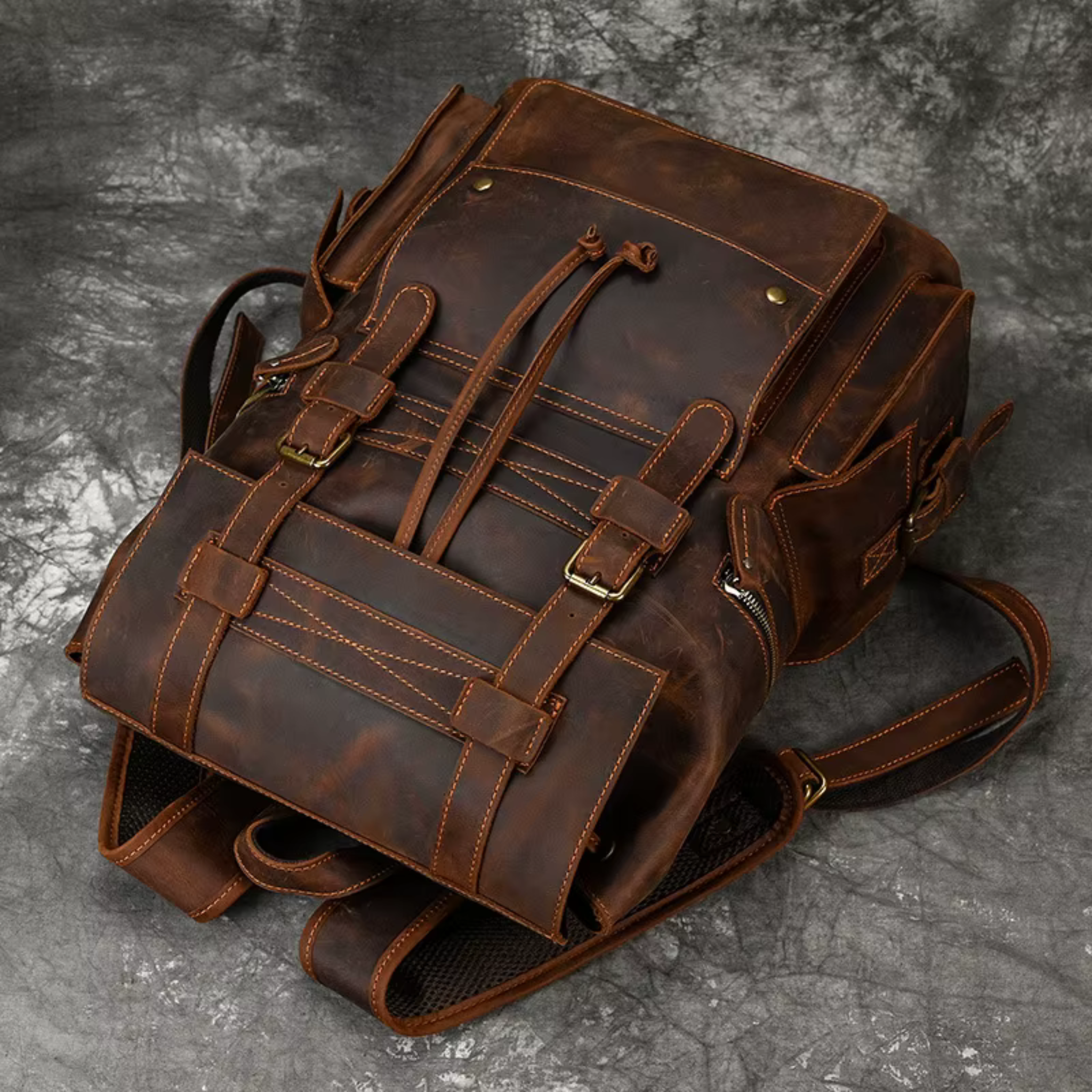 Sac à Dos Cuir Homme Marron | Bastien
