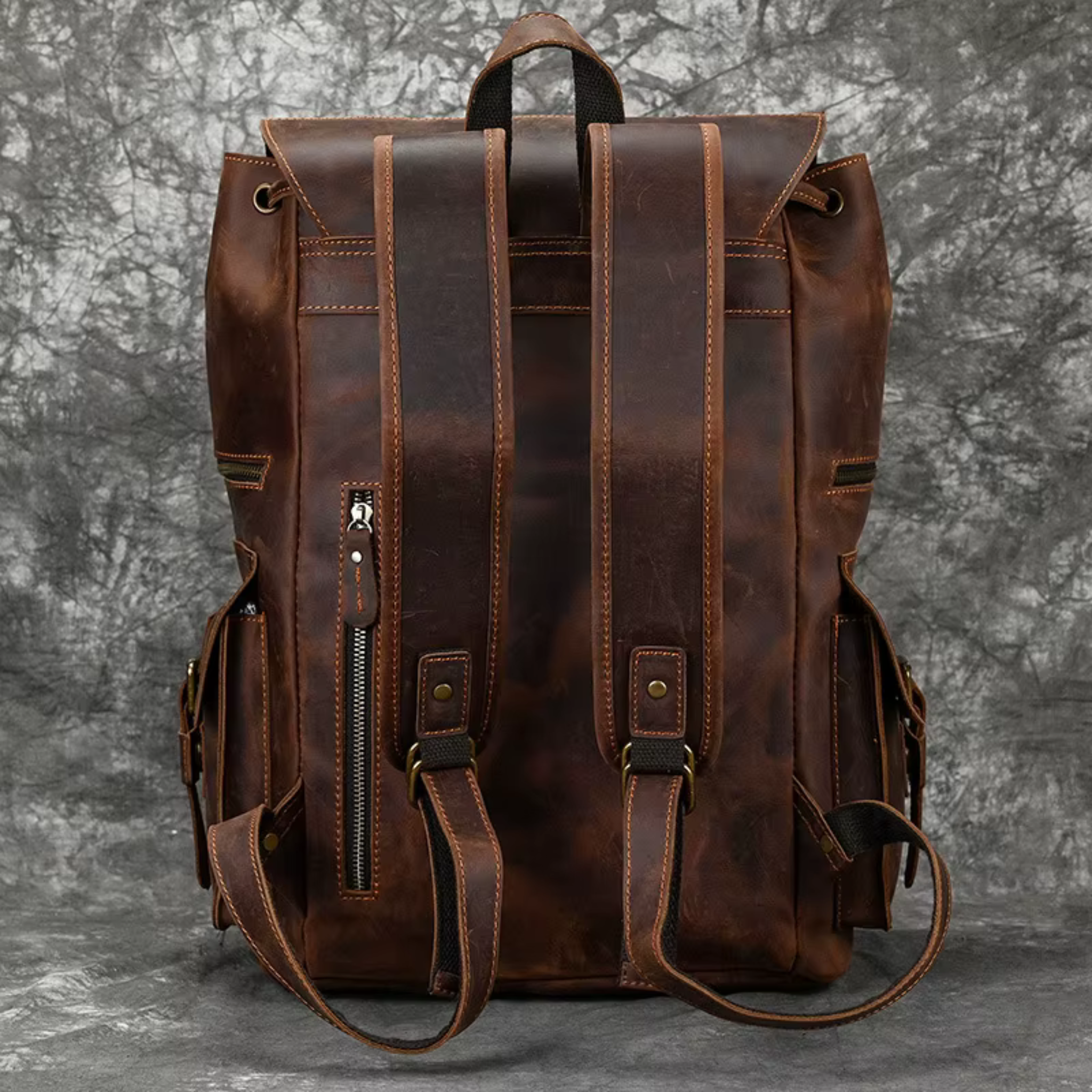 Sac à Dos Cuir Homme Marron | Bastien