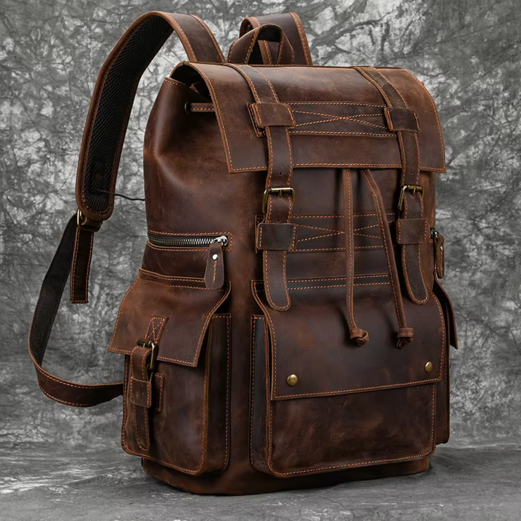 Sac à Dos Cuir Homme Marron | Bastien