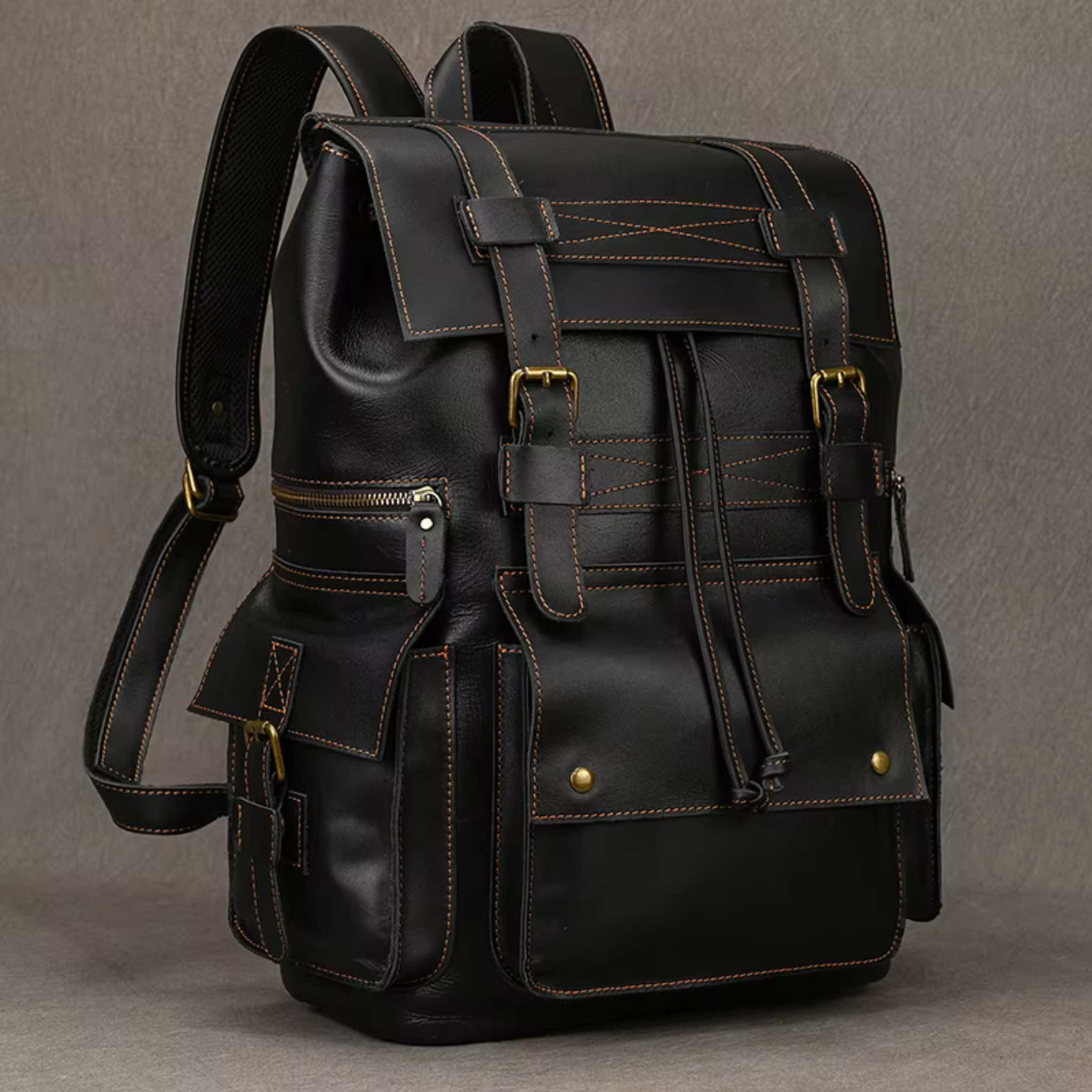 Sac à Dos Cuir Homme Marron | Bastien